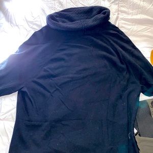 Black turtle neck sweater
